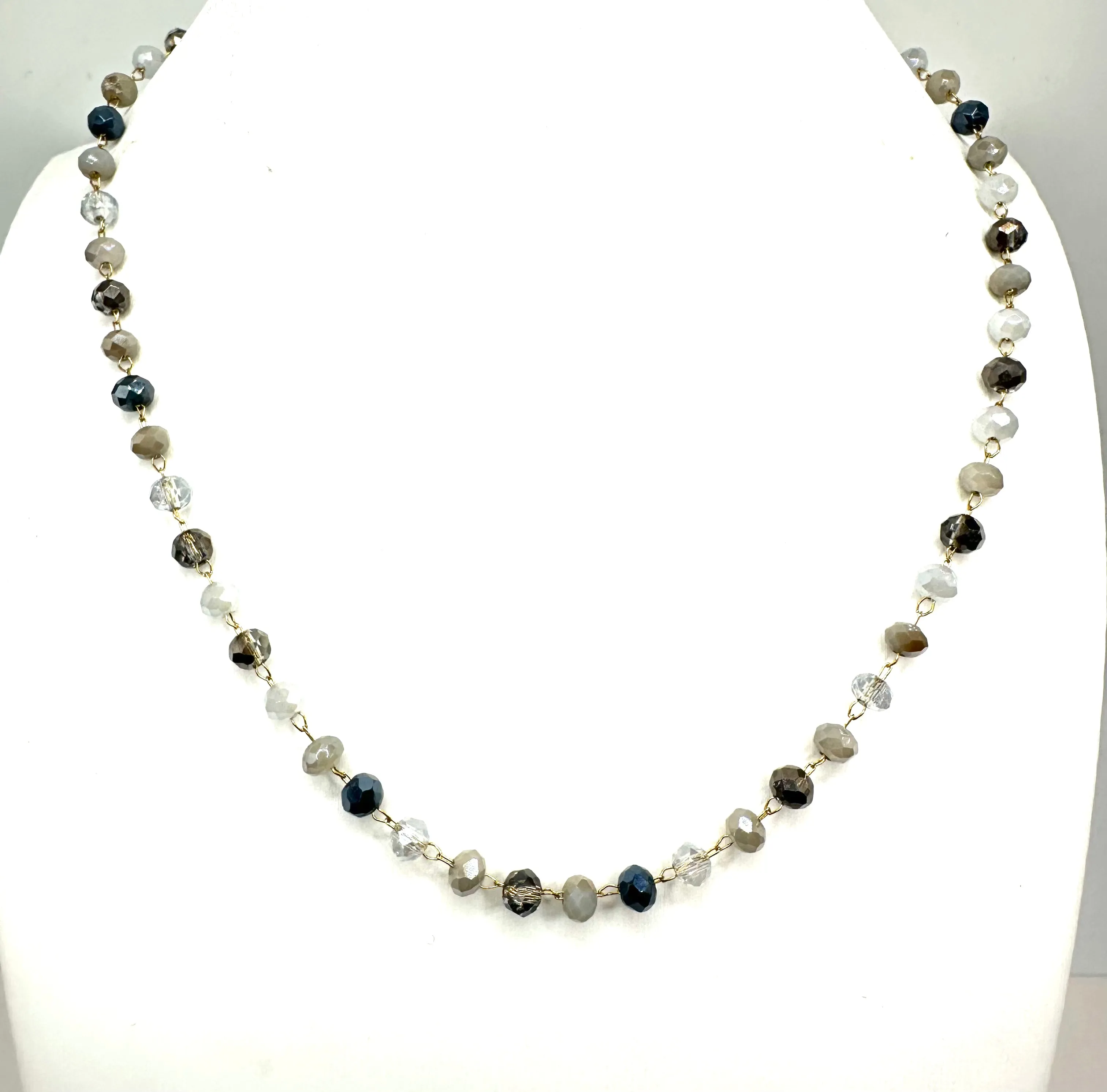 Faceted Bead Necklace