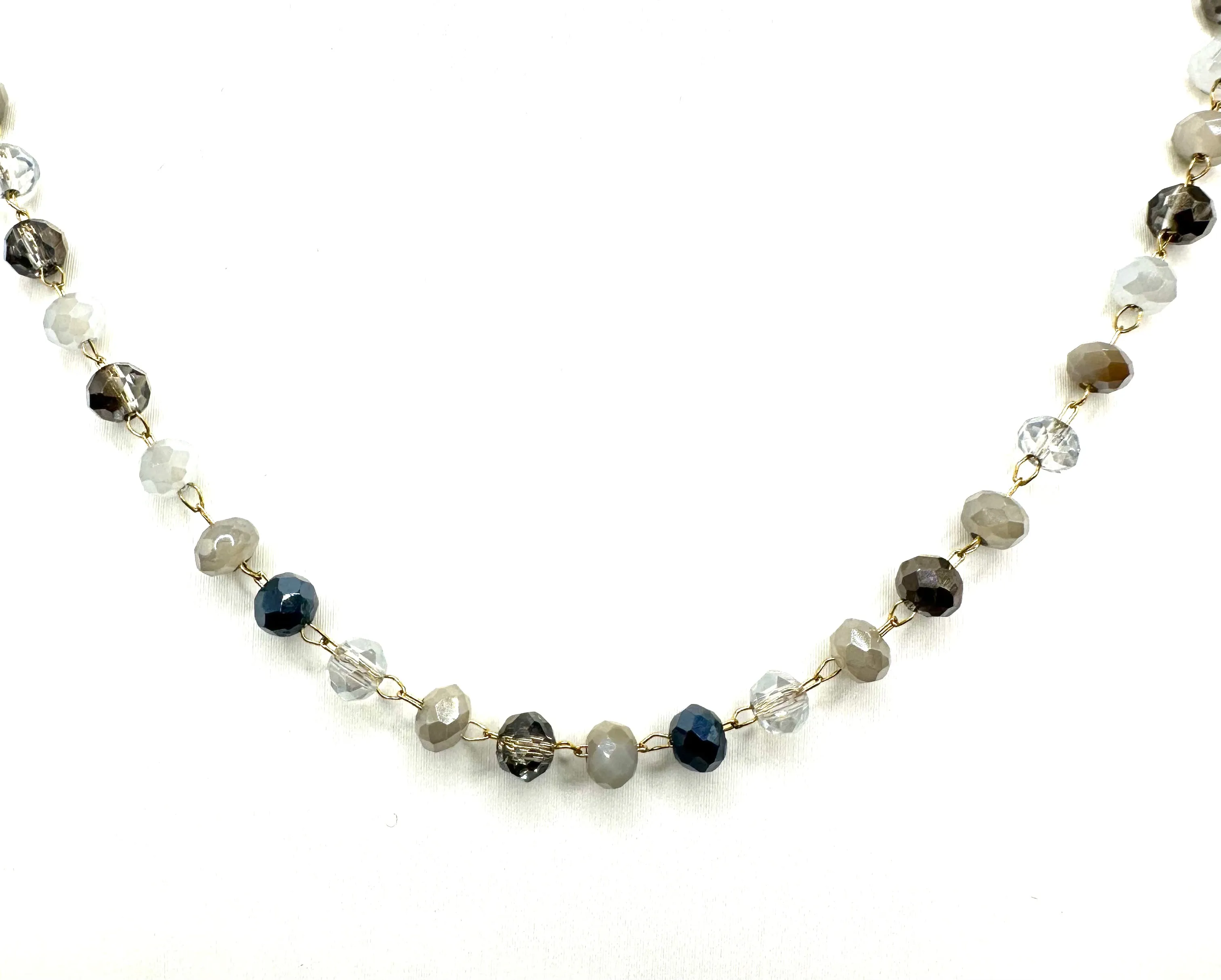 Faceted Bead Necklace