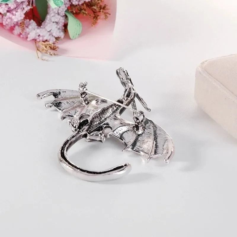 Fashion Pin Animal Alloy Stoving Varnish Artificial Gemstones Unisex Brooches