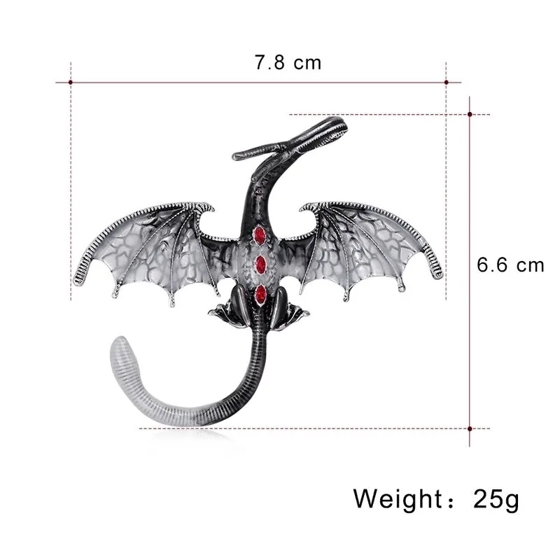 Fashion Pin Animal Alloy Stoving Varnish Artificial Gemstones Unisex Brooches