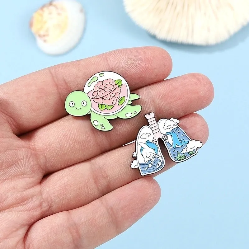 Fashion Pin Animal Cartoon Alloy Plating Unisex Brooches