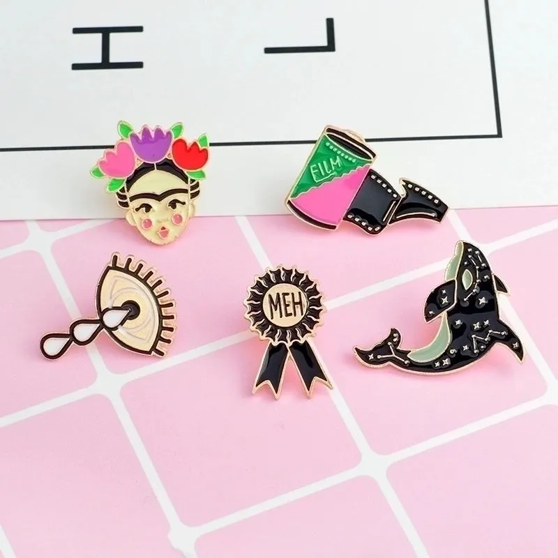 Fashion Pin Animal Eye Alloy Plating Unisex Brooches