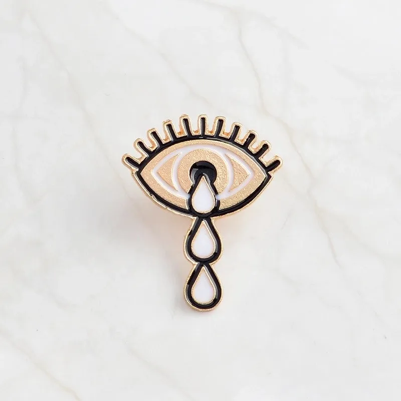 Fashion Pin Animal Eye Alloy Plating Unisex Brooches
