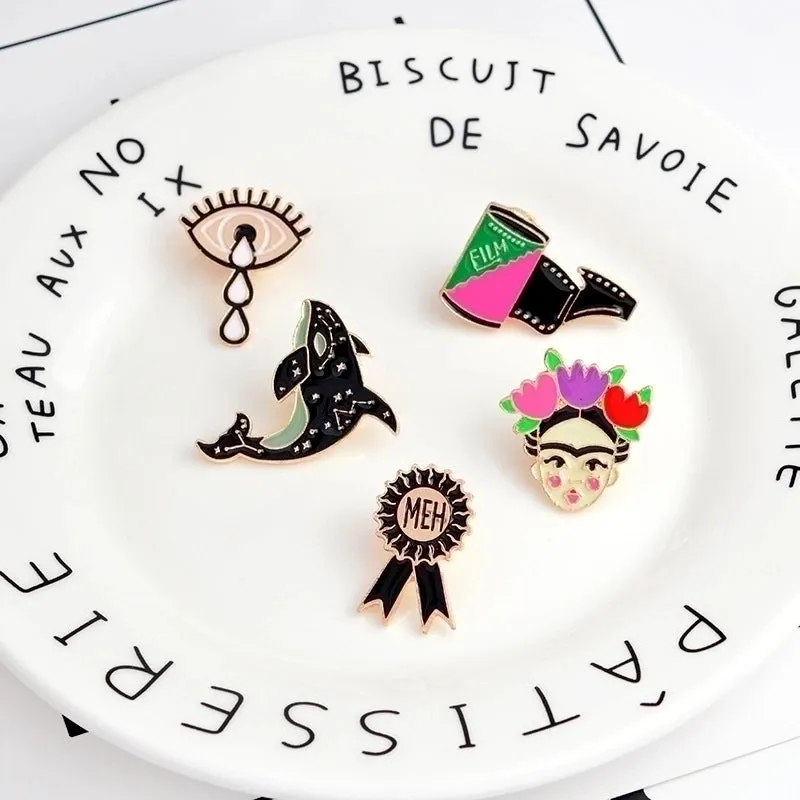 Fashion Pin Animal Eye Alloy Plating Unisex Brooches
