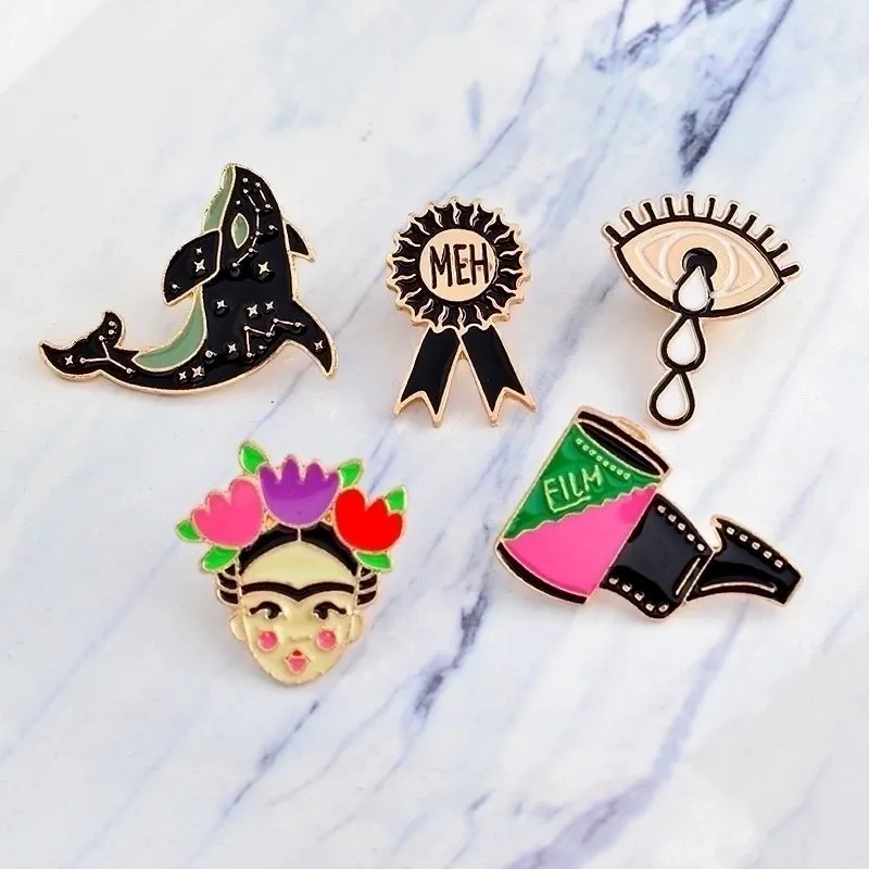 Fashion Pin Animal Eye Alloy Plating Unisex Brooches