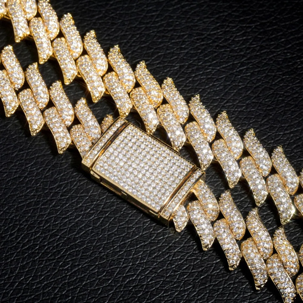 Heavy Spike Shape Necklace