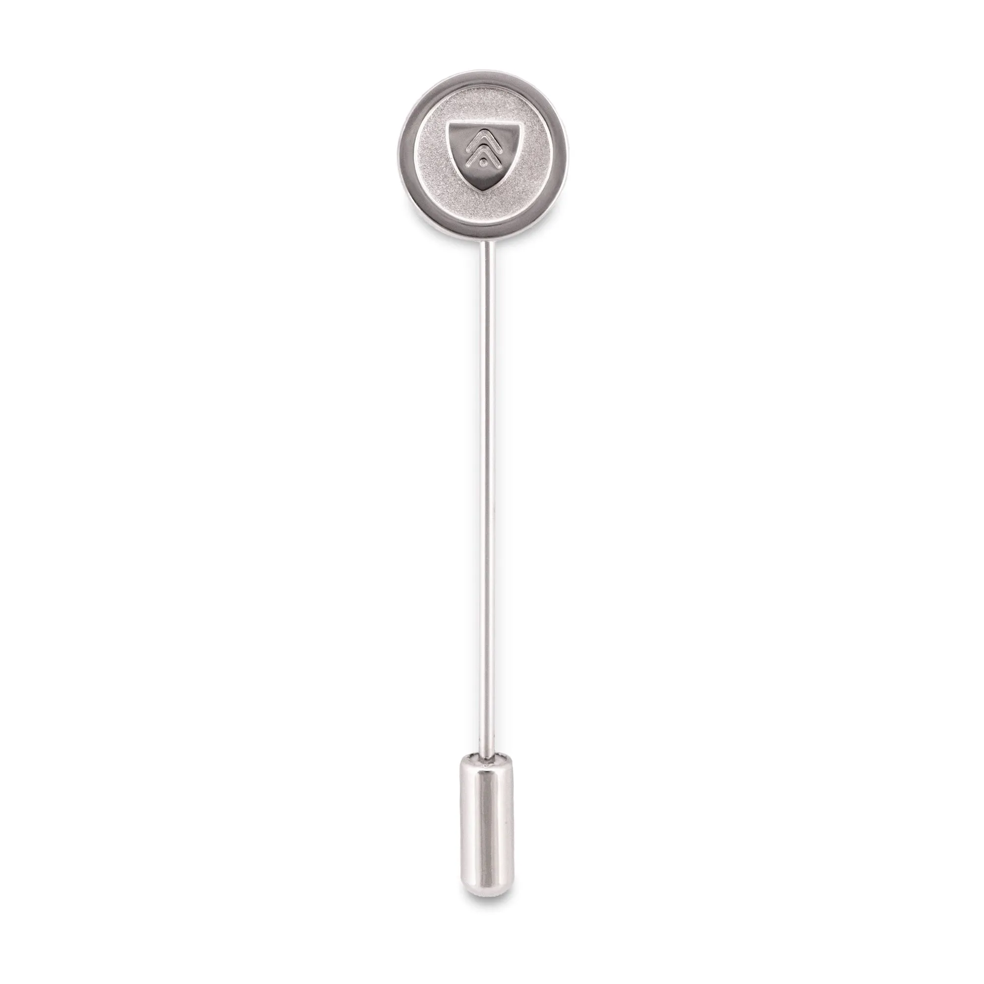 Lapel with Clip-on Monogram Etched Silver Button Covers