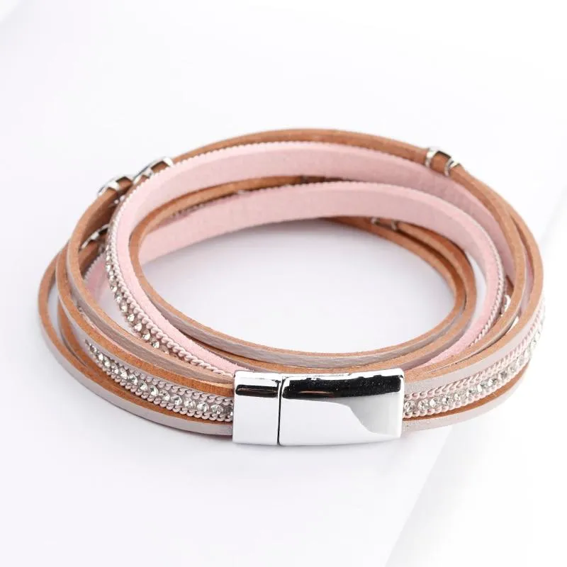 Leather Multi Layer Wrap Bracelets