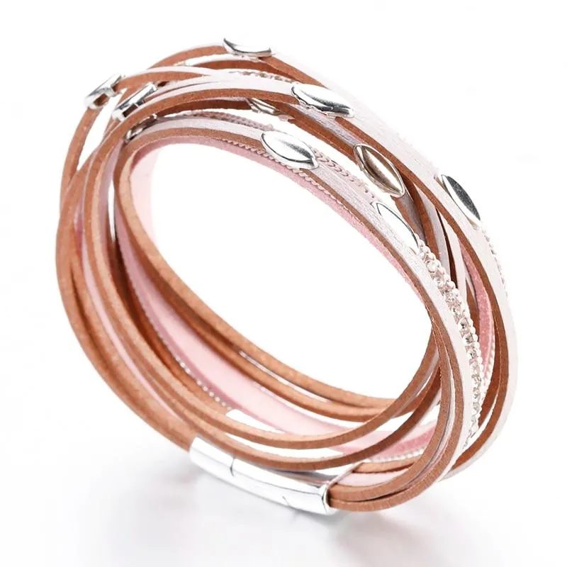 Leather Multi Layer Wrap Bracelets