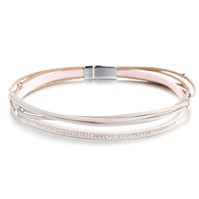 Leather Multi Layer Wrap Bracelets