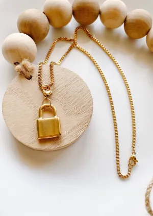 Locket Necklace | Gold