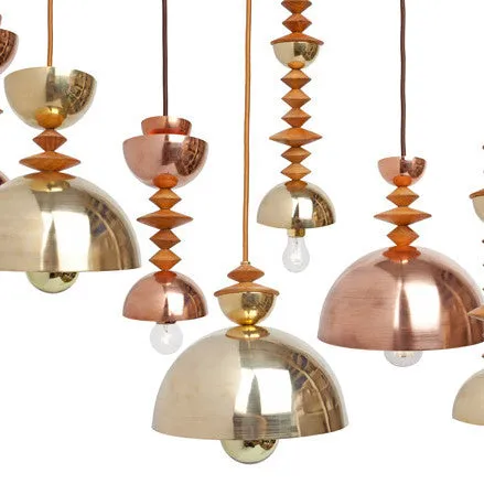 Mala Pendant Light No. 2 in Copper