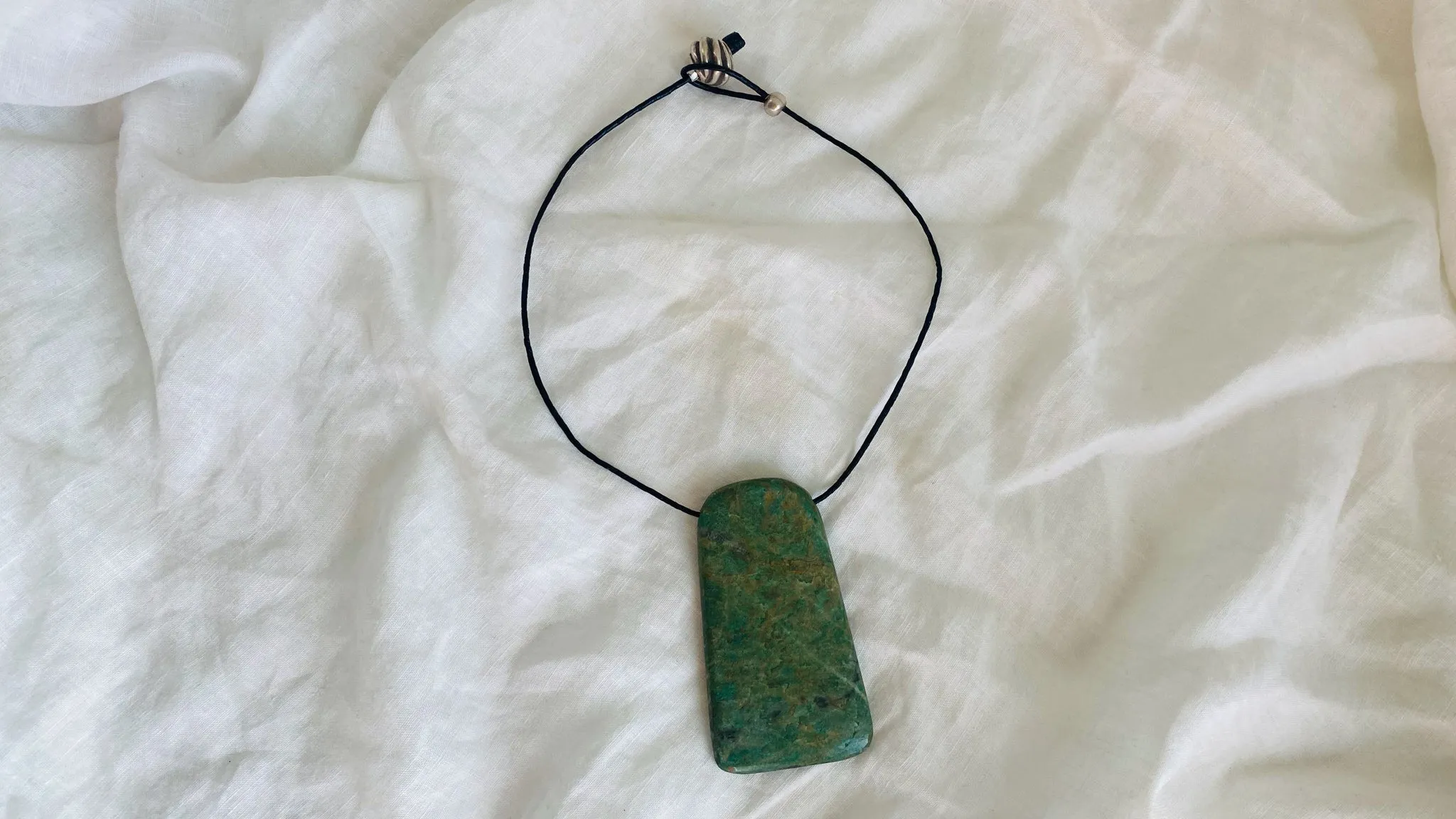 Mayan Green Jade Pendant. Hand-Carved Adze. Guatemala. 0724