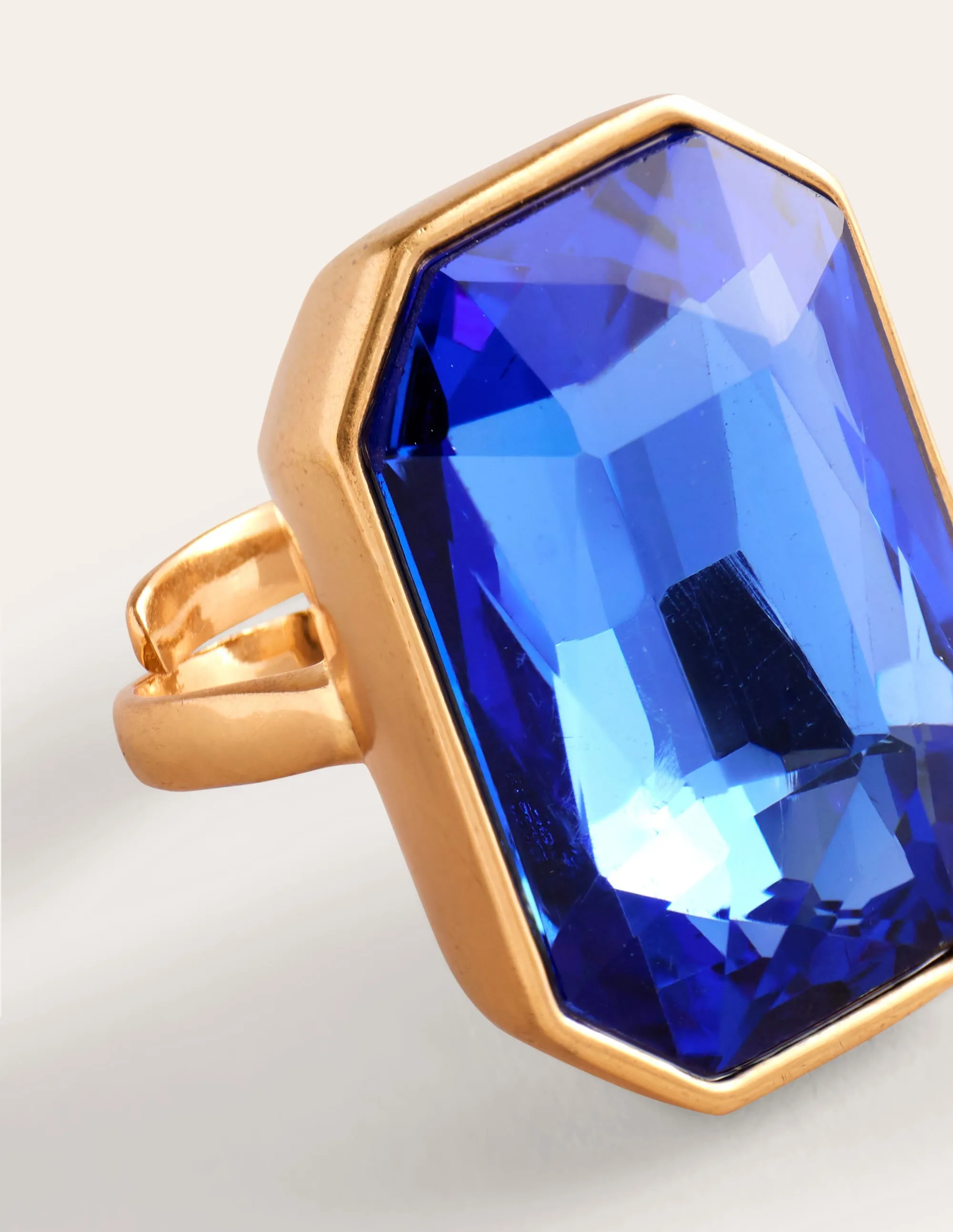 Mega Cluster Jewel Ring-Blue