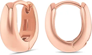 MILLA 14k Gold Huggie Earrings or Sterling Silver Huggie Earrings for Women Multipack & Individuals - Ear Huggers Earrings for Women Trendy Y2K Earrings, Preppy Earrings - Lightweight & Hypoallergenic