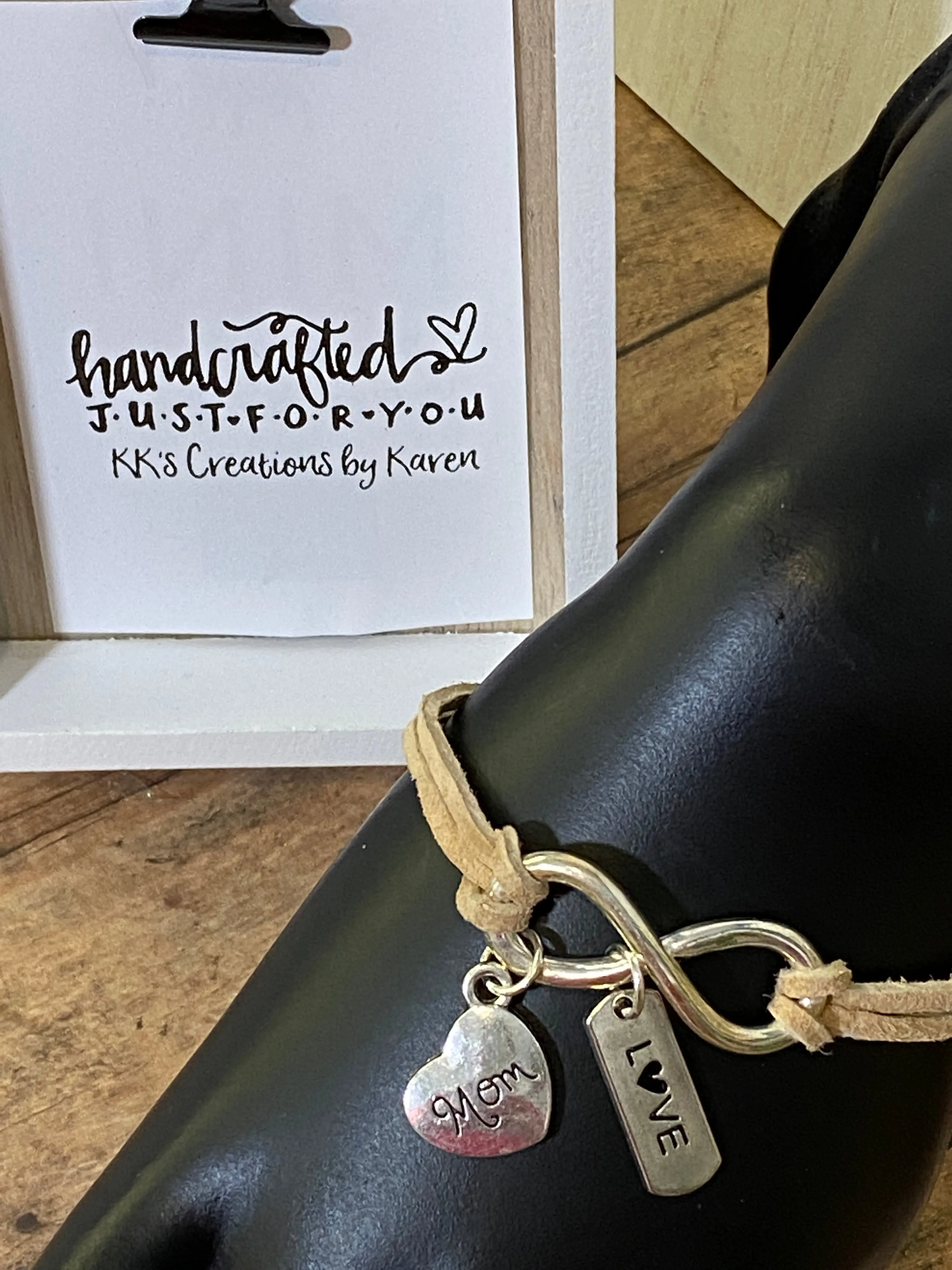 MOM Leather Bracelet