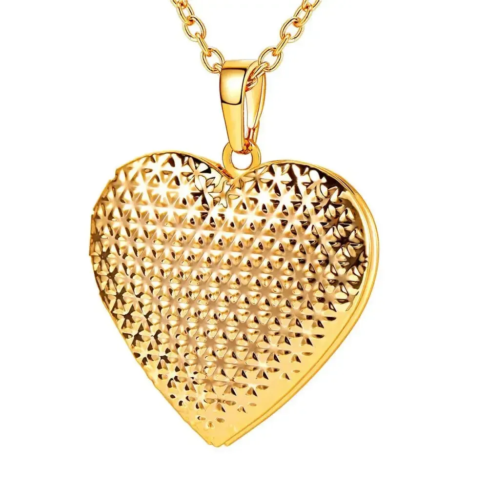 Openable Heart Locket Necklace