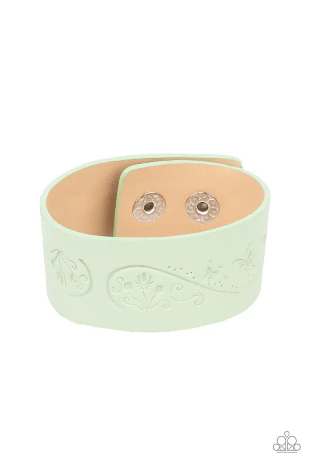 Paparazzi Bracelet ~ Butterfly Canopy - Green