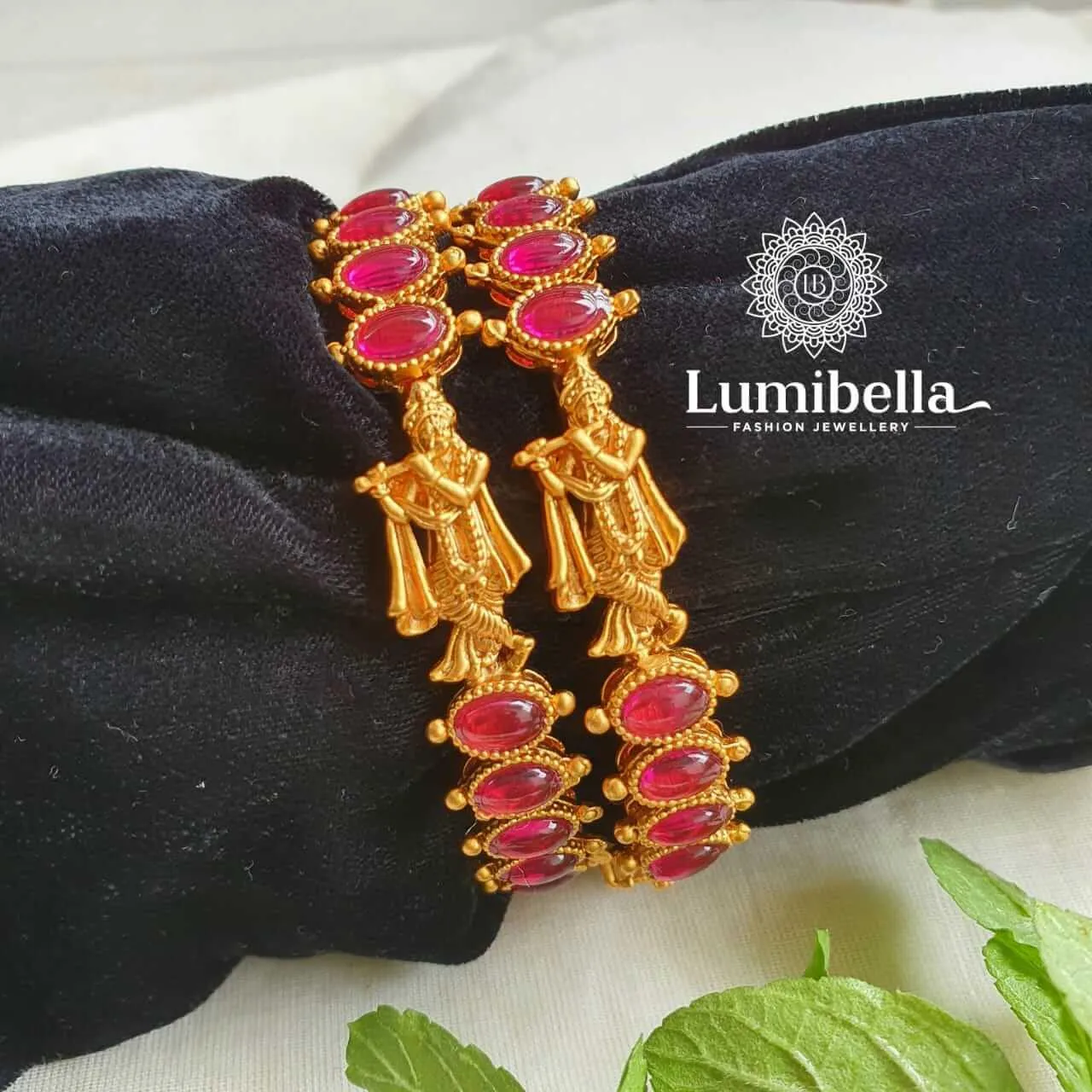 Ruby Krishna Bangles 2*6