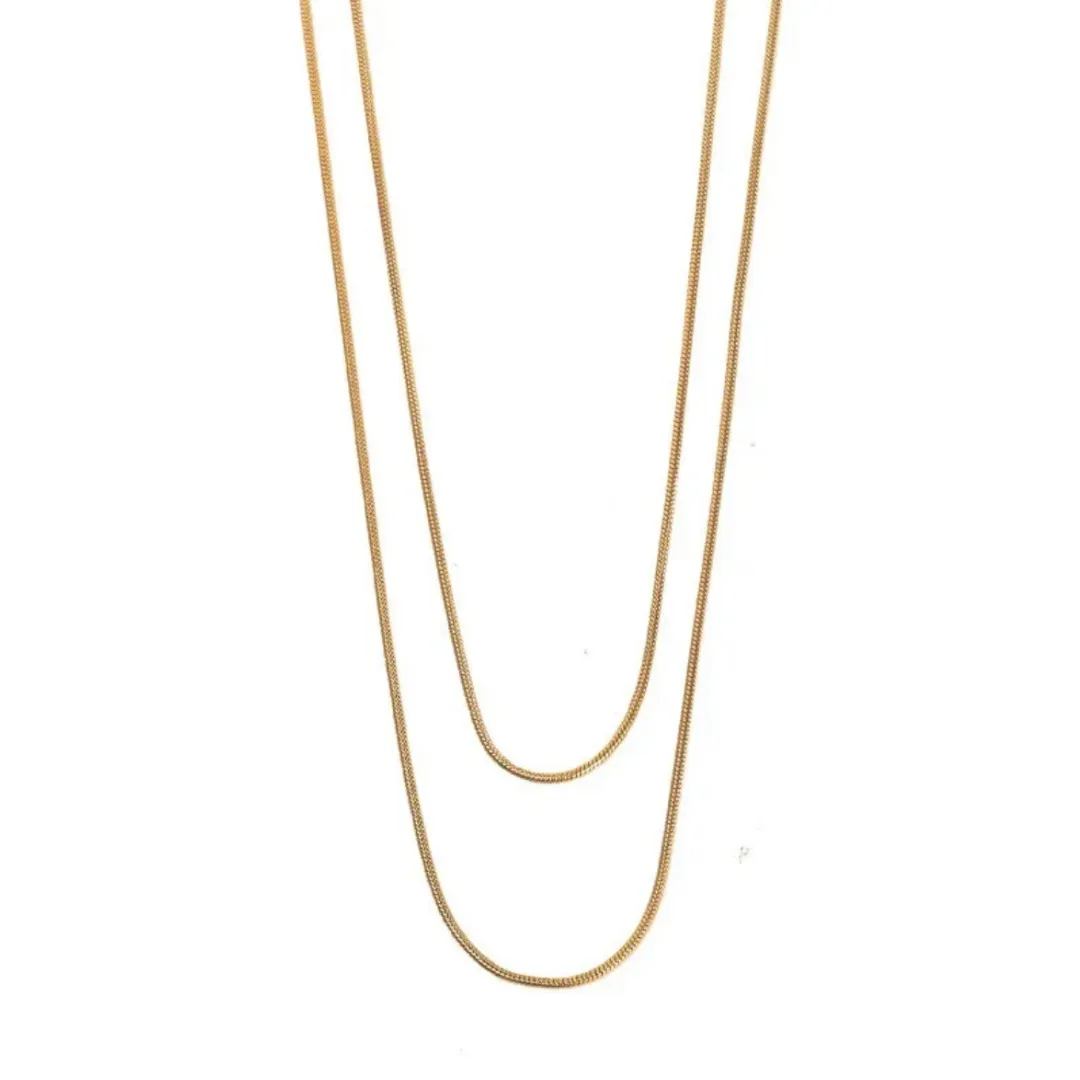 Strength in Bloom Gold Affirmation Necklace