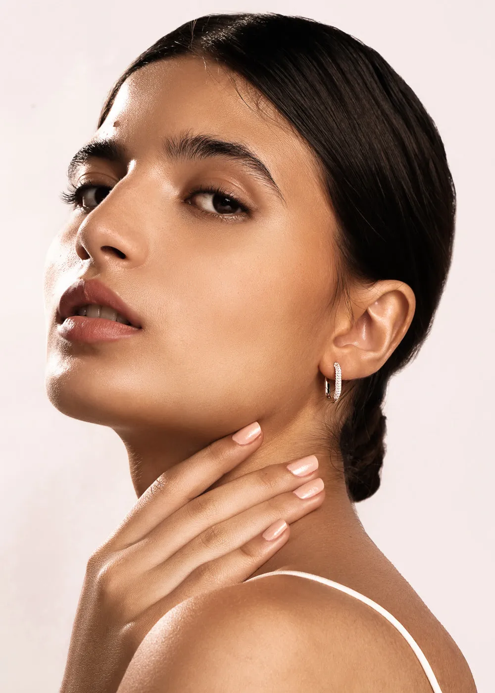 Symmetrical Hoops in Silver