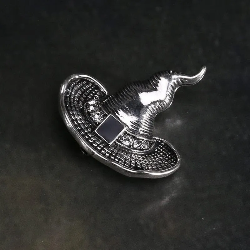 Witches Hat Brooch Halloween Pins